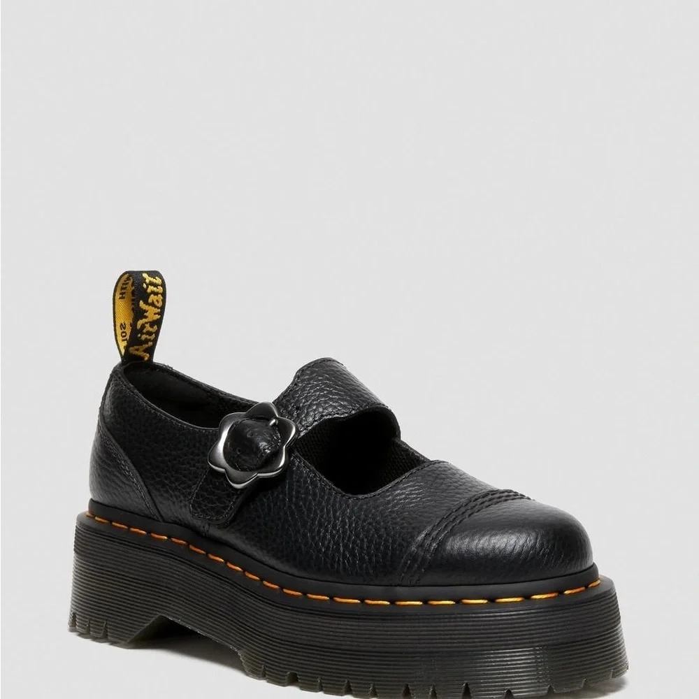 Dr. Martens Black Platform Mary Jane Shoes